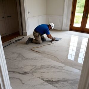 jasa poles & pasang marmer & granit